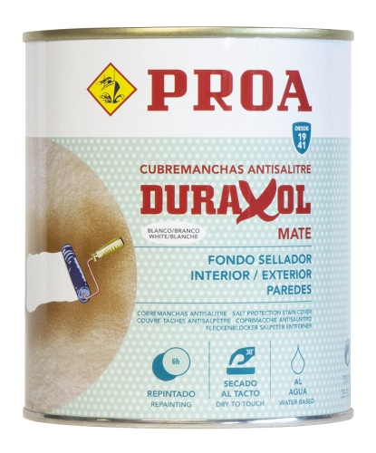 DURAXOL. Cobre-manchas anti-salitre água. branco