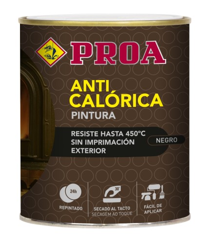 Esmalte silicone anticalórico preto