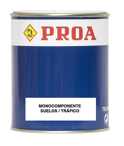 Tinta monocomponente para pavimentos. Acetinado. amarelo ral 1023