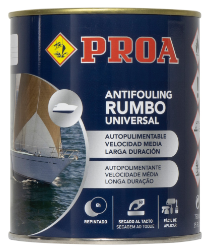 Antifouling universal. Autopolimentável. azul