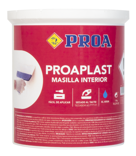 PROAPLAST.  Mástique interior mástique