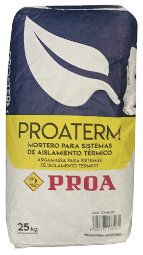 Proaterm argamassa cinzento 25 kg